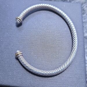 Authentic David Yurman Cable Bracelet Size M 4"